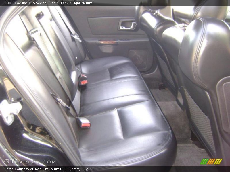 Sable Black / Light Neutral 2003 Cadillac CTS Sedan