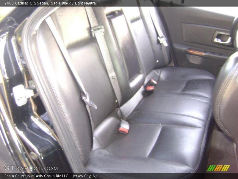 Sable Black / Light Neutral 2003 Cadillac CTS Sedan