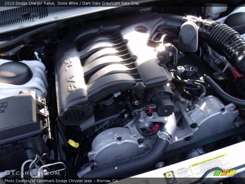 Stone White / Dark Slate Gray/Light Slate Gray 2010 Dodge Charger Rallye