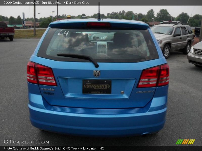 Surf Blue Pearl / Dark Slate Gray 2009 Dodge Journey SE