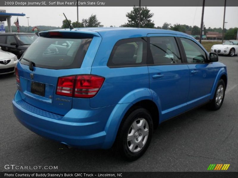 Surf Blue Pearl / Dark Slate Gray 2009 Dodge Journey SE