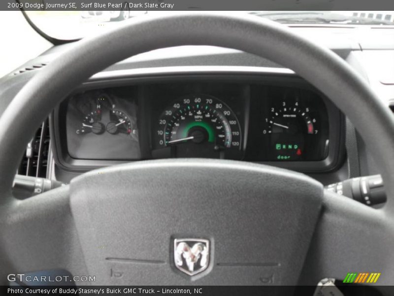 Surf Blue Pearl / Dark Slate Gray 2009 Dodge Journey SE