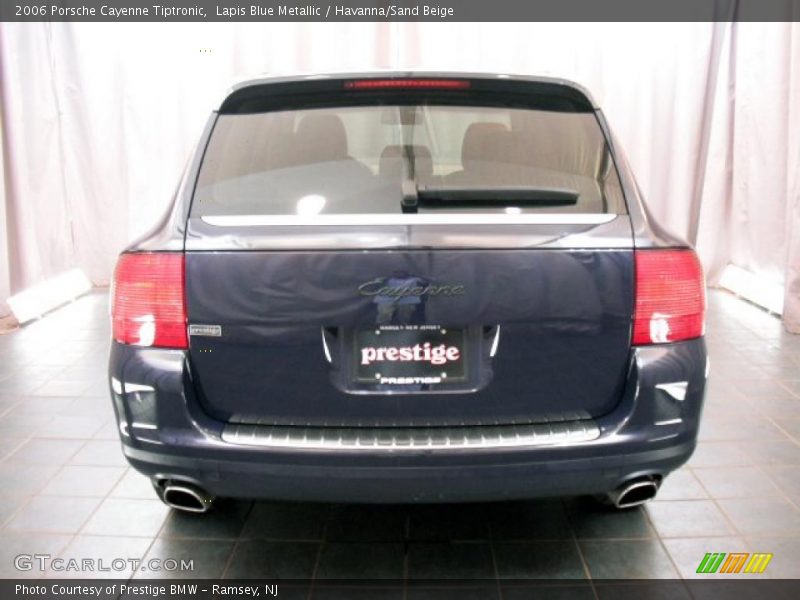 Lapis Blue Metallic / Havanna/Sand Beige 2006 Porsche Cayenne Tiptronic