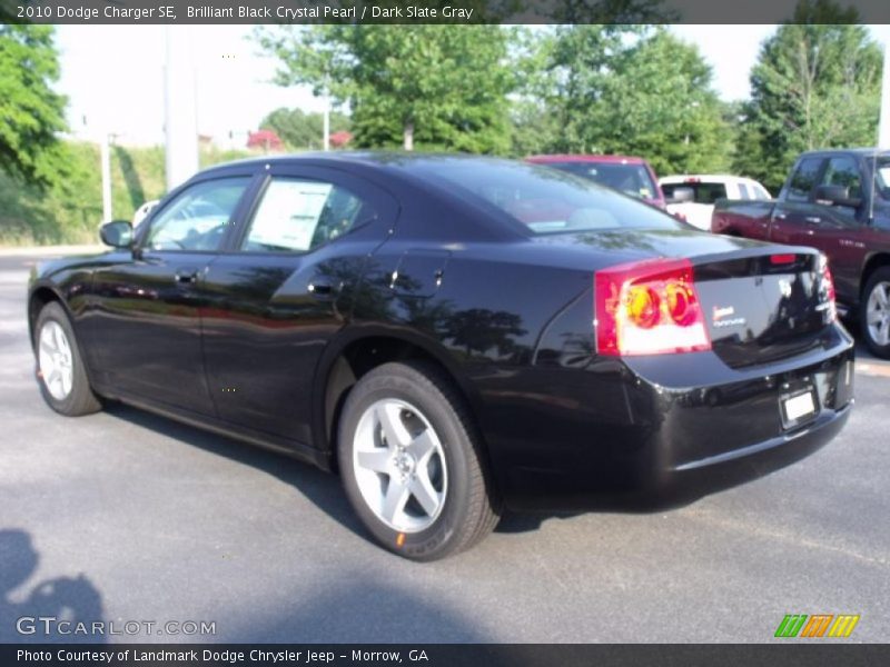 Brilliant Black Crystal Pearl / Dark Slate Gray 2010 Dodge Charger SE