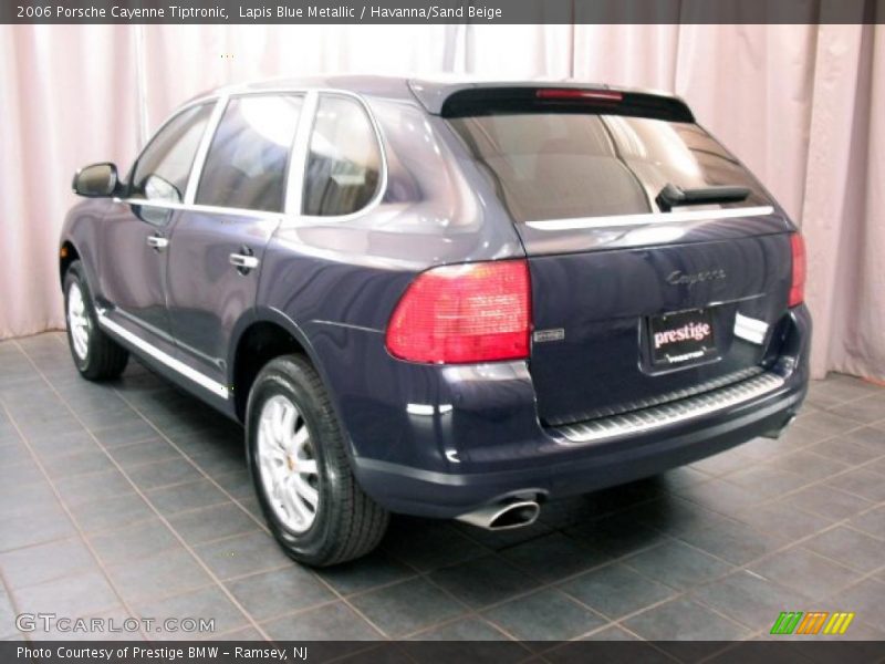 Lapis Blue Metallic / Havanna/Sand Beige 2006 Porsche Cayenne Tiptronic