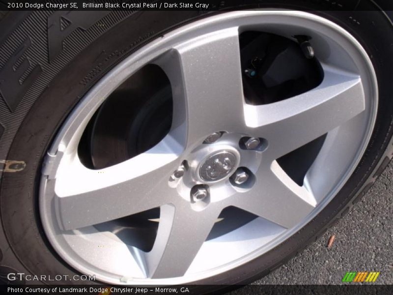 Brilliant Black Crystal Pearl / Dark Slate Gray 2010 Dodge Charger SE