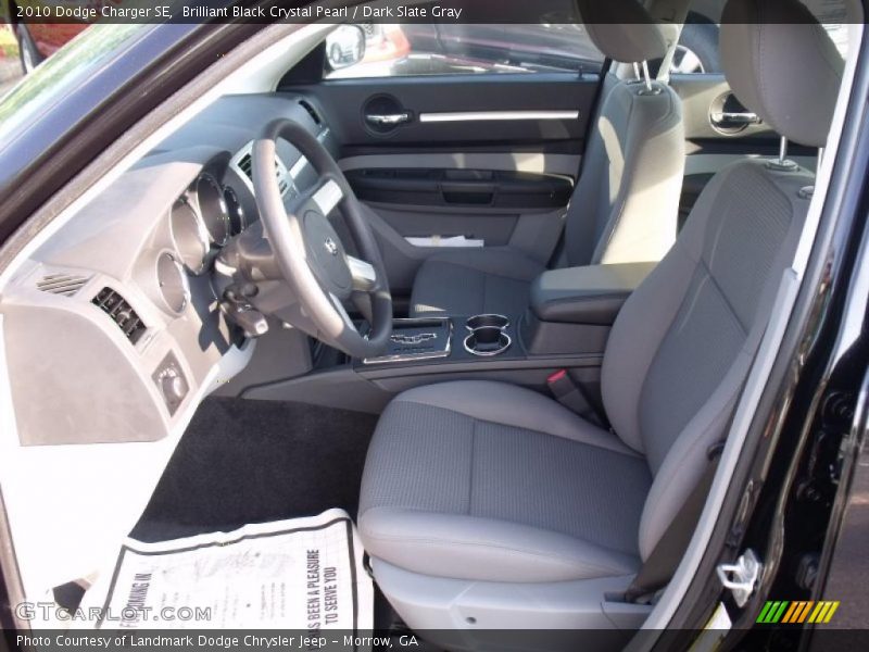 Brilliant Black Crystal Pearl / Dark Slate Gray 2010 Dodge Charger SE