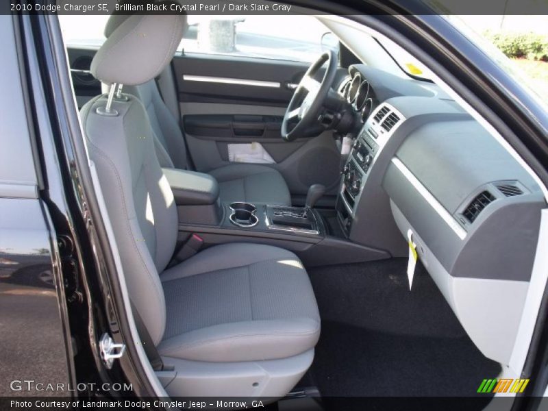 Brilliant Black Crystal Pearl / Dark Slate Gray 2010 Dodge Charger SE
