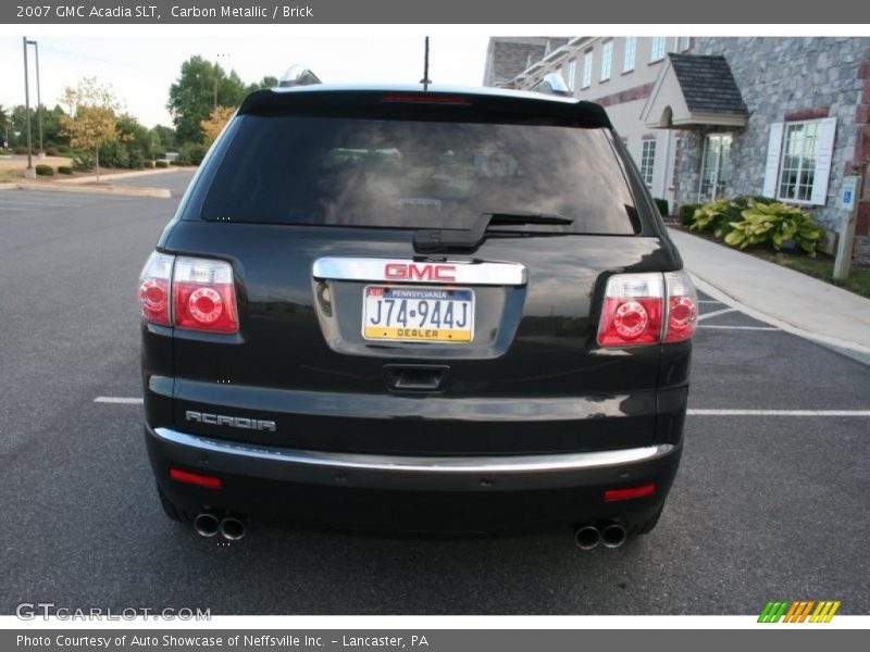 Carbon Metallic / Brick 2007 GMC Acadia SLT