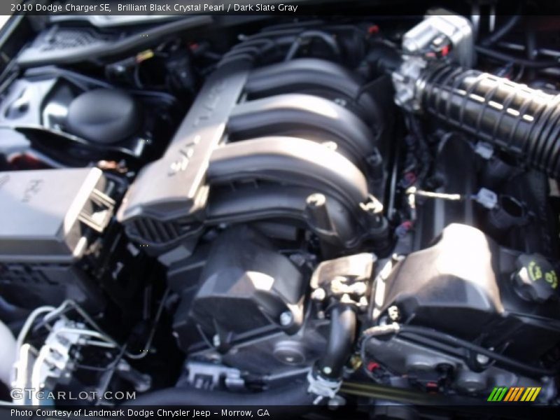 Brilliant Black Crystal Pearl / Dark Slate Gray 2010 Dodge Charger SE