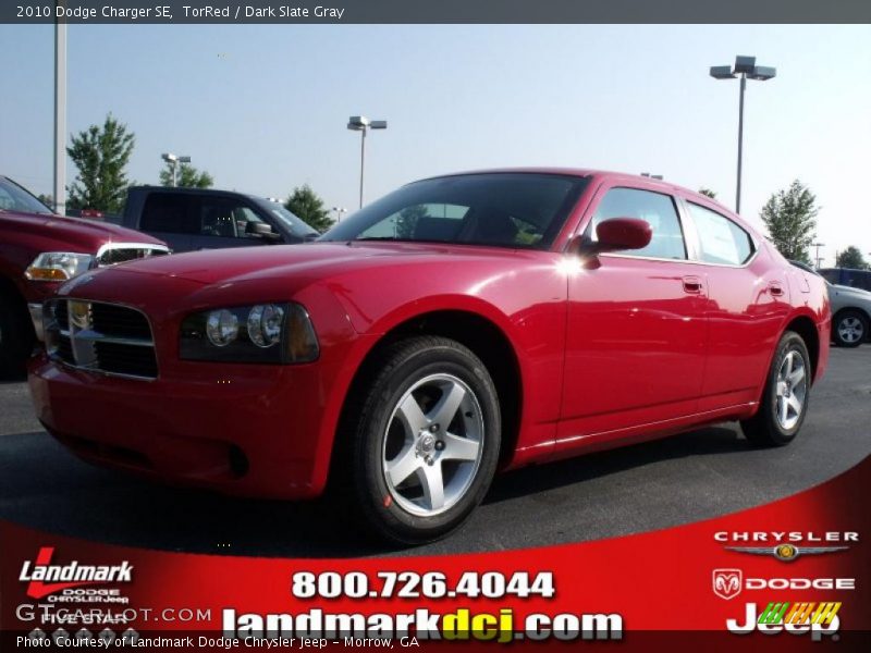 TorRed / Dark Slate Gray 2010 Dodge Charger SE