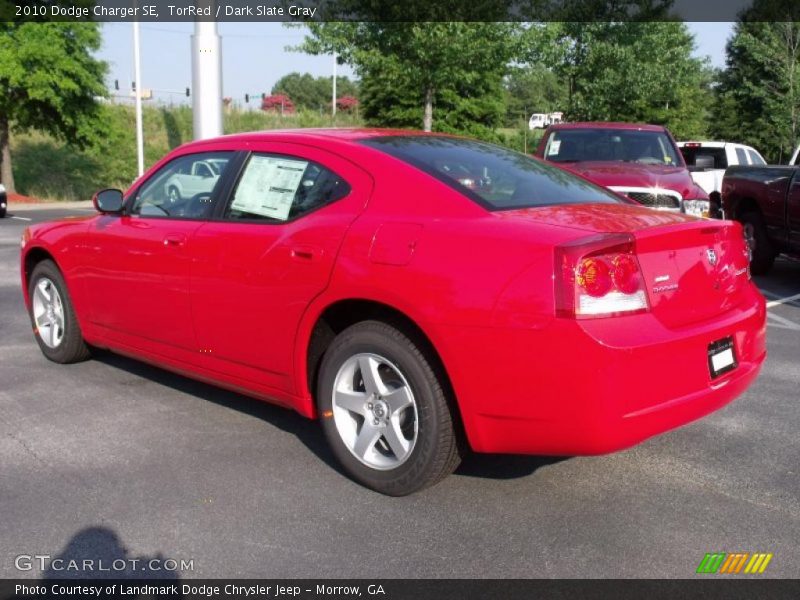TorRed / Dark Slate Gray 2010 Dodge Charger SE