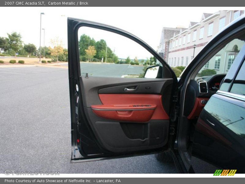 Carbon Metallic / Brick 2007 GMC Acadia SLT