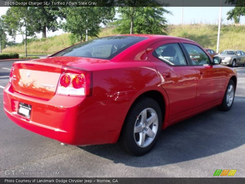 TorRed / Dark Slate Gray 2010 Dodge Charger SE
