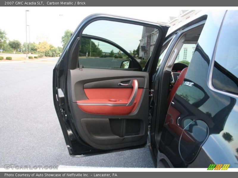 Carbon Metallic / Brick 2007 GMC Acadia SLT