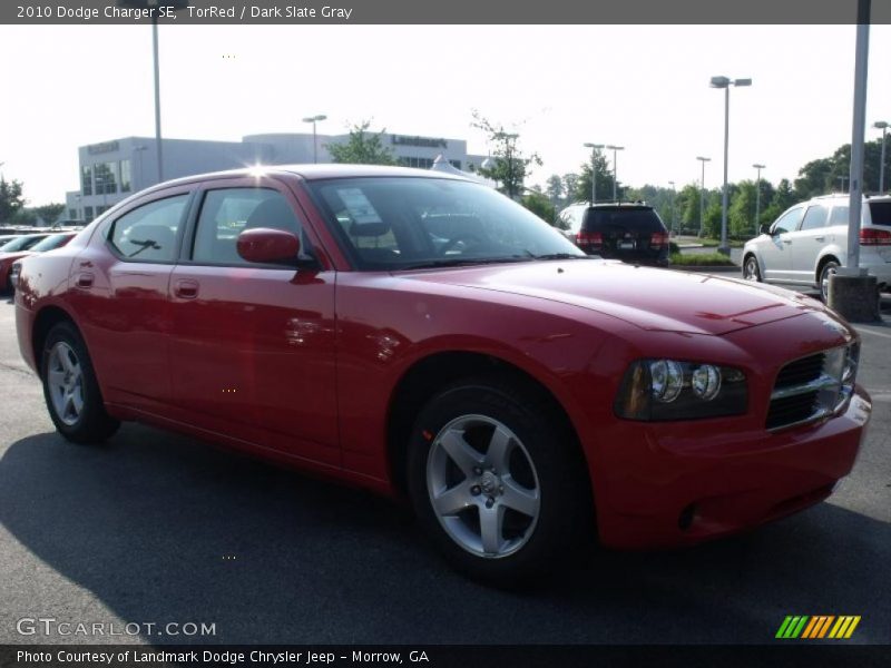 TorRed / Dark Slate Gray 2010 Dodge Charger SE