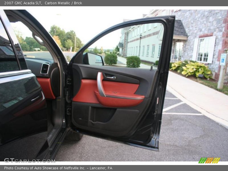 Carbon Metallic / Brick 2007 GMC Acadia SLT