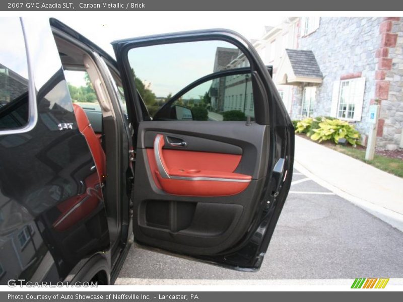 Carbon Metallic / Brick 2007 GMC Acadia SLT