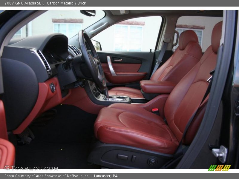 Carbon Metallic / Brick 2007 GMC Acadia SLT