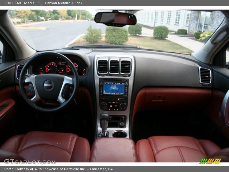 Carbon Metallic / Brick 2007 GMC Acadia SLT