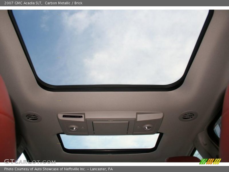 Carbon Metallic / Brick 2007 GMC Acadia SLT
