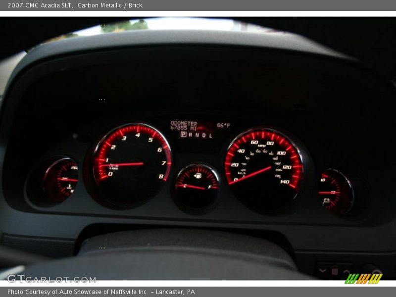 Carbon Metallic / Brick 2007 GMC Acadia SLT