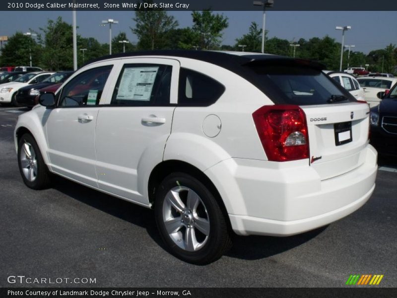 Stone White / Dark Slate Gray 2010 Dodge Caliber Mainstreet