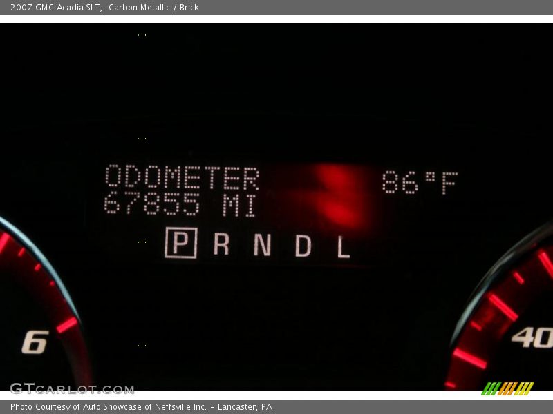 Carbon Metallic / Brick 2007 GMC Acadia SLT