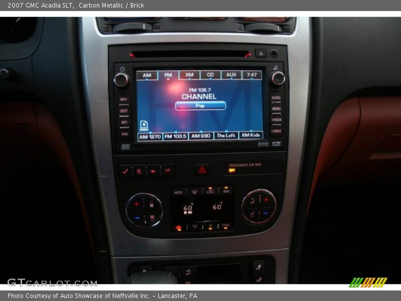 Carbon Metallic / Brick 2007 GMC Acadia SLT