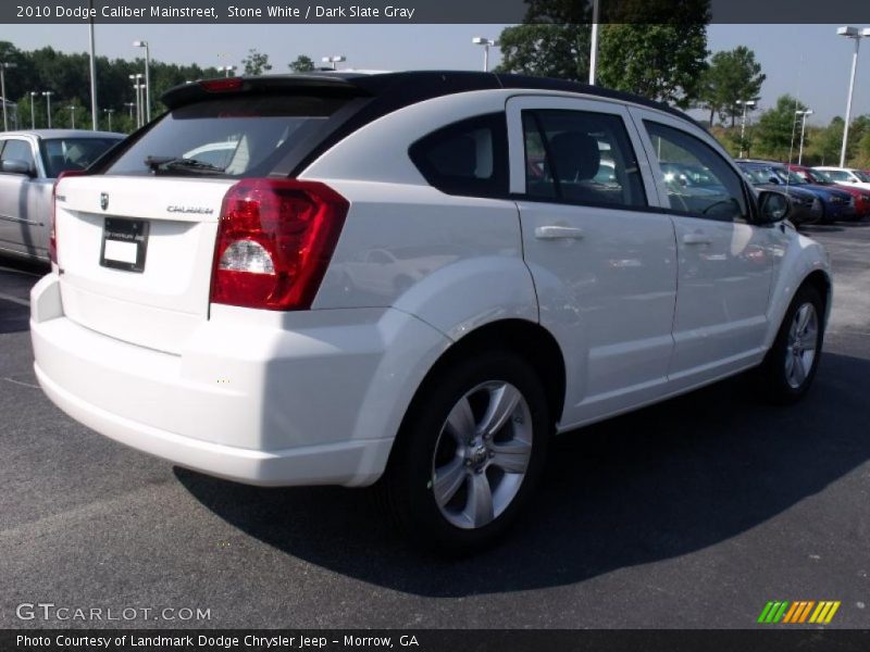 Stone White / Dark Slate Gray 2010 Dodge Caliber Mainstreet