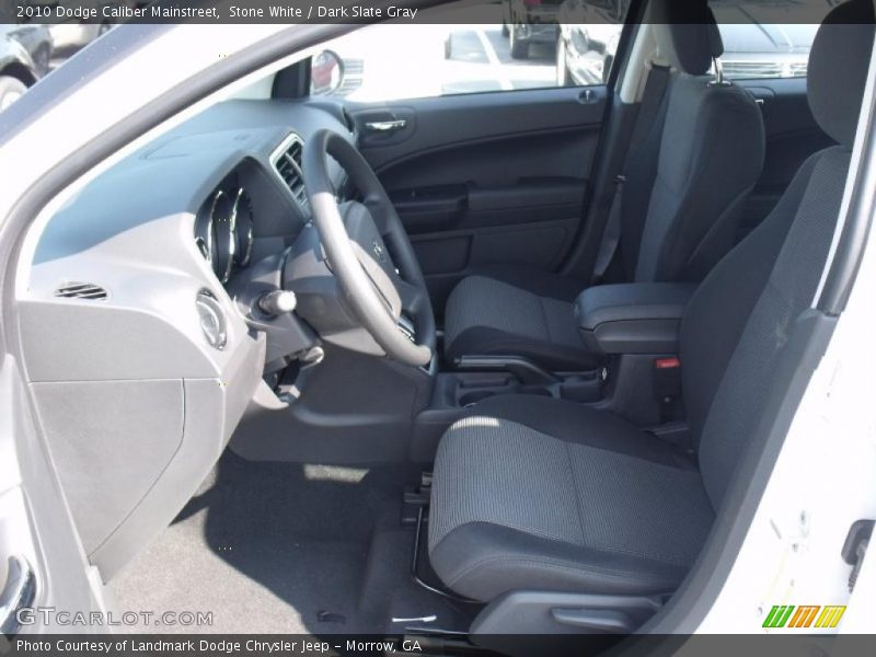 Stone White / Dark Slate Gray 2010 Dodge Caliber Mainstreet