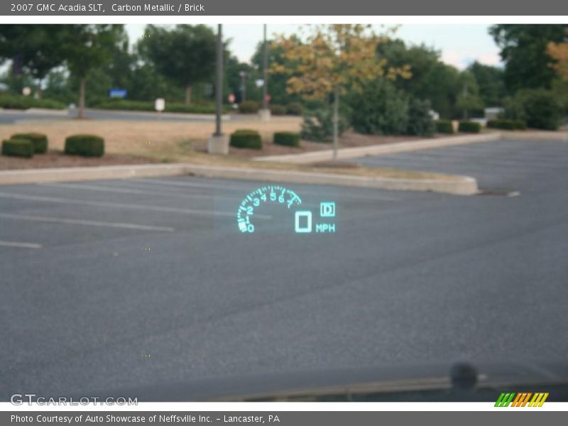 Carbon Metallic / Brick 2007 GMC Acadia SLT
