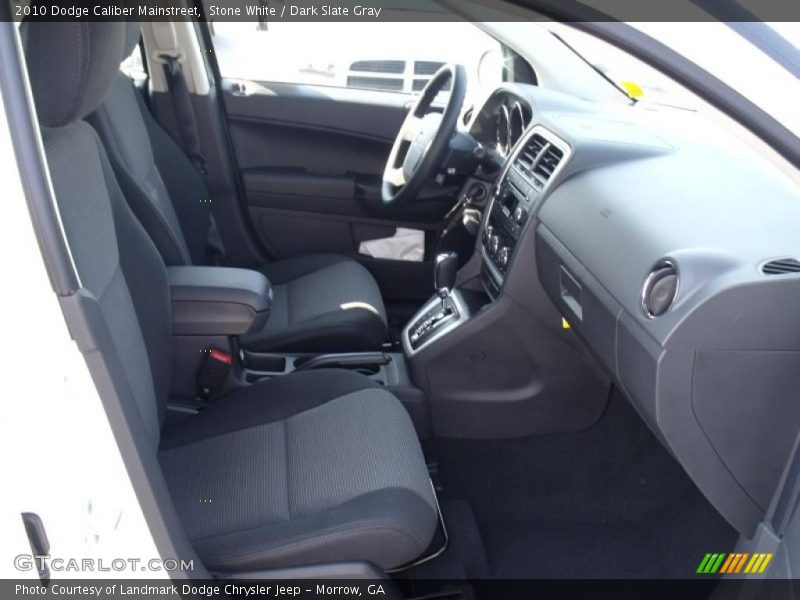 Stone White / Dark Slate Gray 2010 Dodge Caliber Mainstreet
