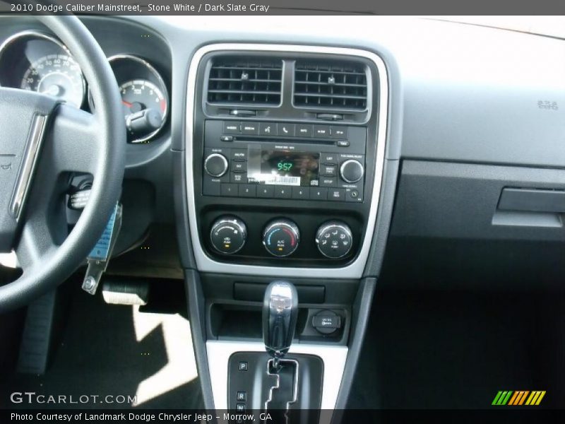 Stone White / Dark Slate Gray 2010 Dodge Caliber Mainstreet
