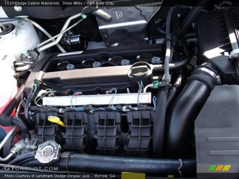 Stone White / Dark Slate Gray 2010 Dodge Caliber Mainstreet