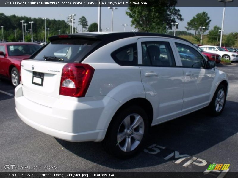 Stone White / Dark Slate Gray/Medium Graystone 2010 Dodge Caliber Mainstreet