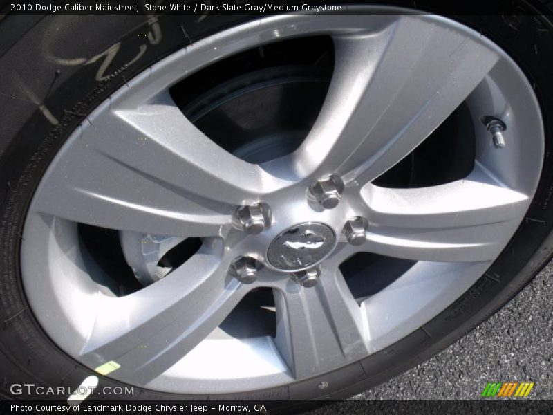Stone White / Dark Slate Gray/Medium Graystone 2010 Dodge Caliber Mainstreet