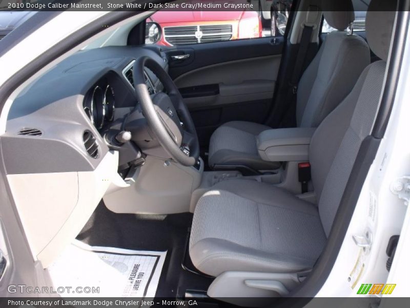 Stone White / Dark Slate Gray/Medium Graystone 2010 Dodge Caliber Mainstreet
