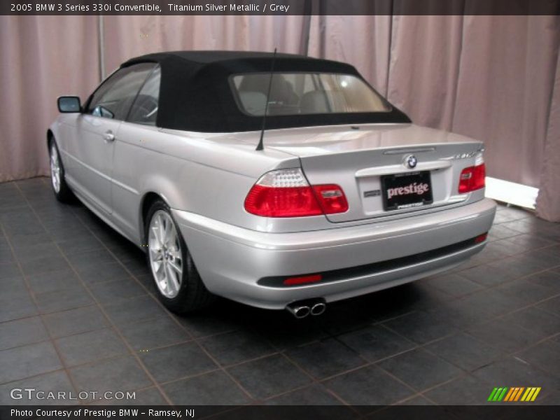 Titanium Silver Metallic / Grey 2005 BMW 3 Series 330i Convertible