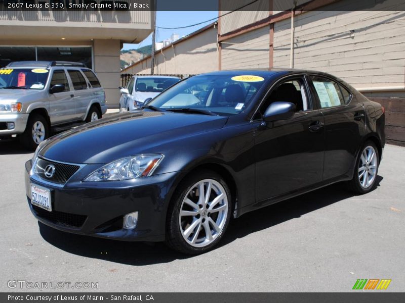 Smoky Granite Mica / Black 2007 Lexus IS 350