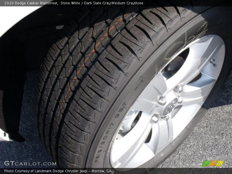 Stone White / Dark Slate Gray/Medium Graystone 2010 Dodge Caliber Mainstreet