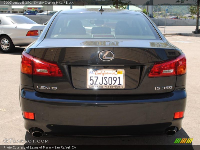 Smoky Granite Mica / Black 2007 Lexus IS 350