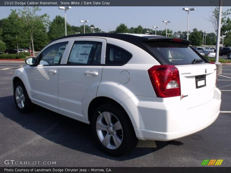 Stone White / Dark Slate Gray 2010 Dodge Caliber Mainstreet