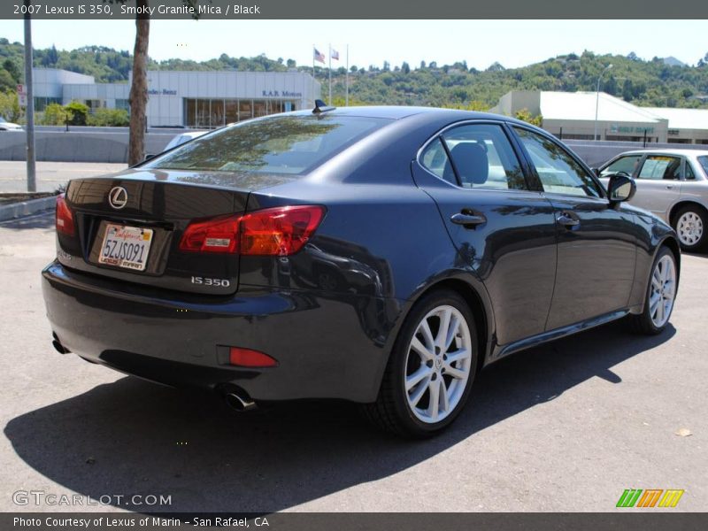 Smoky Granite Mica / Black 2007 Lexus IS 350