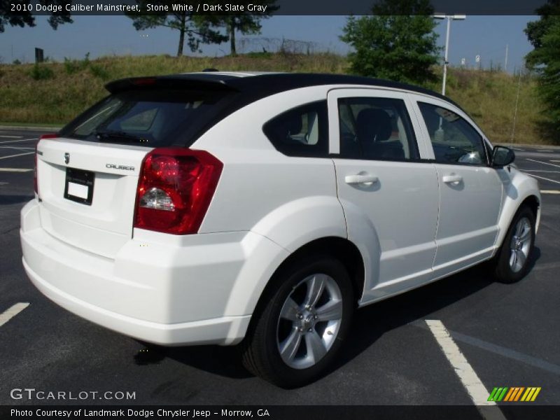 Stone White / Dark Slate Gray 2010 Dodge Caliber Mainstreet