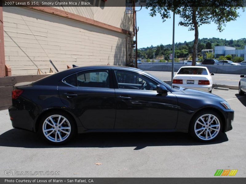 Smoky Granite Mica / Black 2007 Lexus IS 350