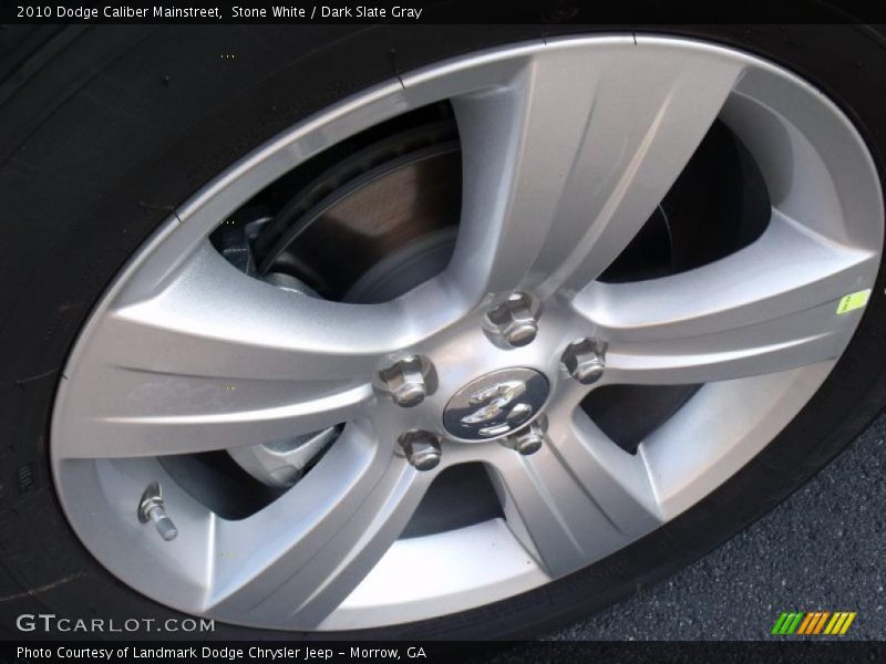 Stone White / Dark Slate Gray 2010 Dodge Caliber Mainstreet