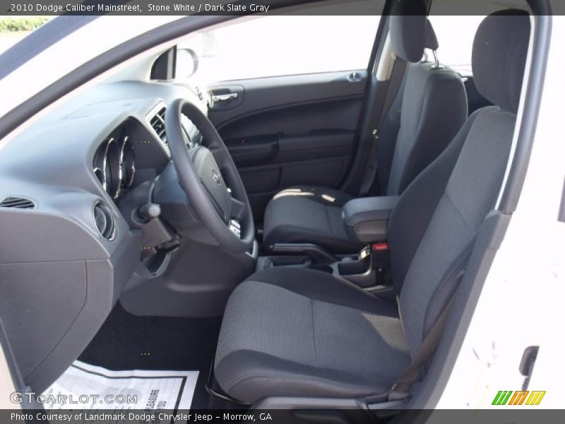 Stone White / Dark Slate Gray 2010 Dodge Caliber Mainstreet
