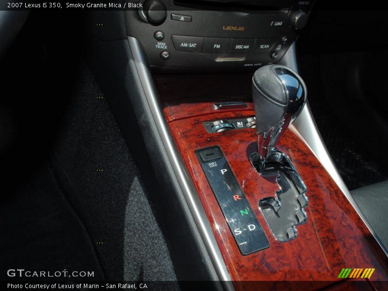 Smoky Granite Mica / Black 2007 Lexus IS 350
