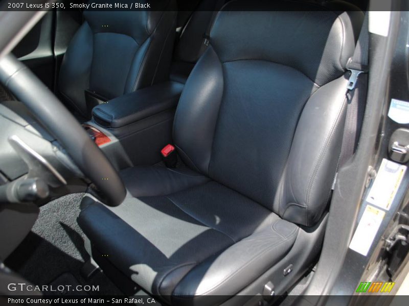 Smoky Granite Mica / Black 2007 Lexus IS 350